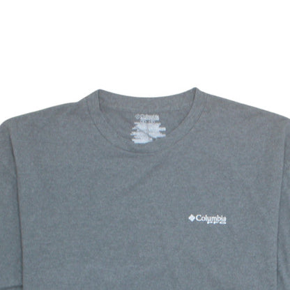 Columbia Mens Grey XL Graphic Skull Outdoor Cotton T-Shirt