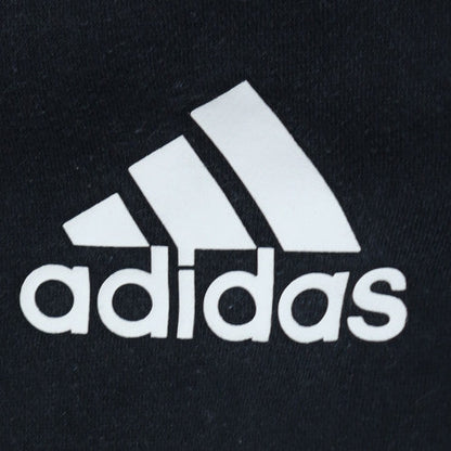 Adidas Men's Black Pullover Hoodie Size M Fleece Sportswear