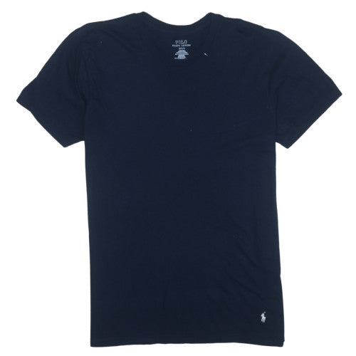 Ralph Lauren Men's Blue M Classic Fit Cotton Crew Neck T-Shirt