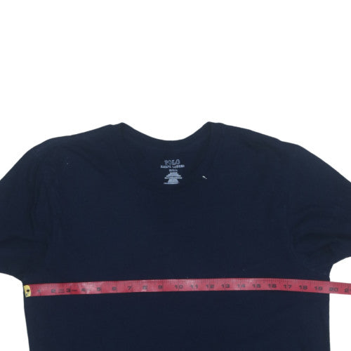 Ralph Lauren Men's Blue M Classic Fit Cotton Crew Neck T-Shirt