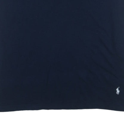 Ralph Lauren Men's Blue M Classic Fit Cotton Crew Neck T-Shirt