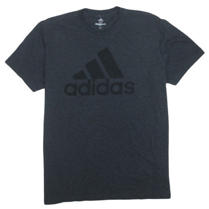 Adidas Men's Dark Grey 2XL Crew Neck Short Sleeve Graphic T-Shirt