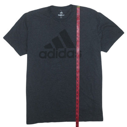 Adidas Men's Dark Grey 2XL Crew Neck Short Sleeve Graphic T-Shirt