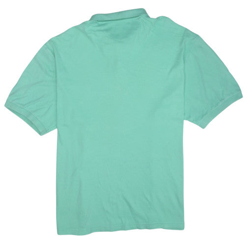 Chaps Men's Green Cotton Short Sleeve Polo Shirt XL