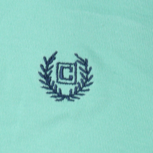 Chaps Men's Green Cotton Short Sleeve Polo Shirt XL