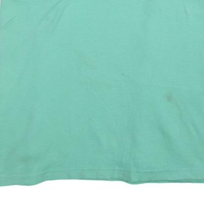 Chaps Men's Green Cotton Short Sleeve Polo Shirt XL