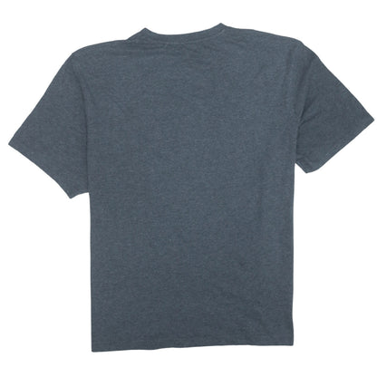 CAT Men's Grey XL Graphic Logo Workwear Cotton T-Shirt
