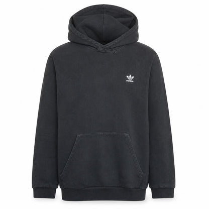 Adidas Mens Black Pullover Hoodie L Regular Fit Sports Style