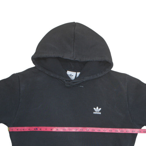 Adidas Mens Black Pullover Hoodie L Regular Fit Sports Style