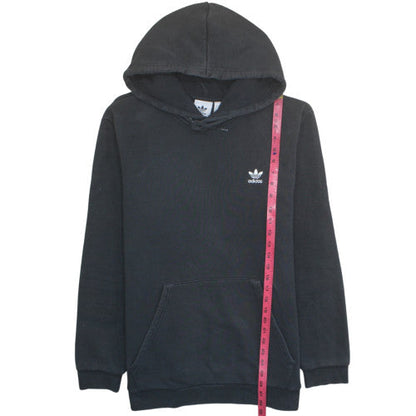 Adidas Mens Black Pullover Hoodie L Regular Fit Sports Style