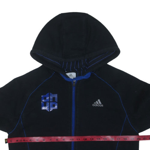 Adidas Men's Black Full Zip Basketball Hoodie Size M