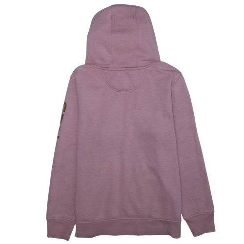 Carhartt Teens Pink Relaxed Fit Pullover Hoodie L Long Sleeve