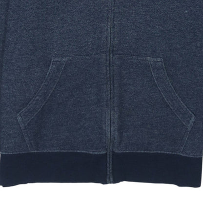 Timberland Men's Blue Full Zip Hoodie Size L Fleece Sweatshirt