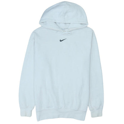 Nike Men's White XS Pullover Hoodie Logo Fleece Sweatshirt