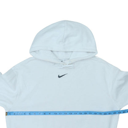 Nike Men's White XS Pullover Hoodie Logo Fleece Sweatshirt