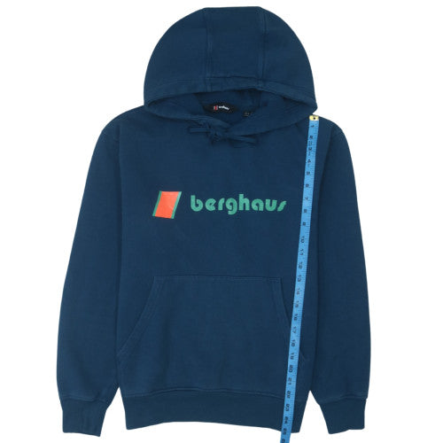 Berghaus Men's Blue Pullover Hoodie Size M Outdoor Fleece Sweatshirt
