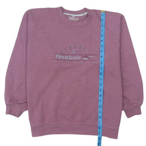 Reebok Women’s Purple Crew Neck Classic Logo Sweatshirt Size 12