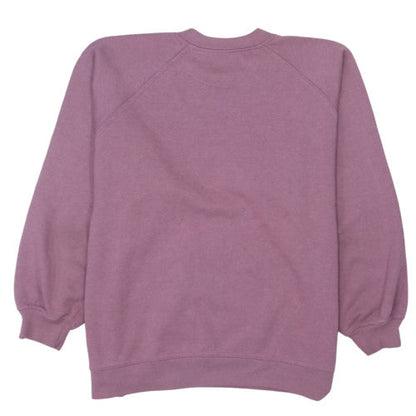 Reebok Women’s Purple Crew Neck Classic Logo Sweatshirt Size 12