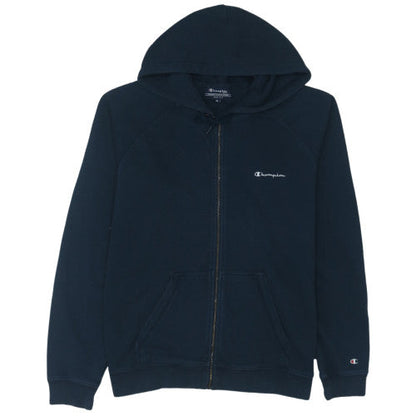 Champion Men's Navy Full Zip Hoodie XL Classic Athletic Style