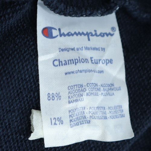 Champion Men's Navy Full Zip Hoodie XL Classic Athletic Style
