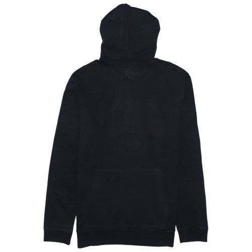 GAP Mens Black Pullover Hoodie S Logo Graphic Fleece Sweatshirt