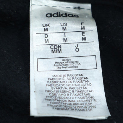 Adidas Men's Black Full Zip Hoodie Size M Sports Fleece Sweatshirt