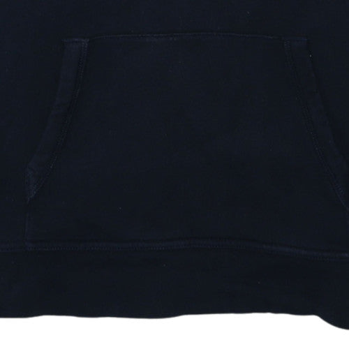GAP Kids Boys Navy Pullover Hoodie 13-14 Years Fleece Lined Classic Logo