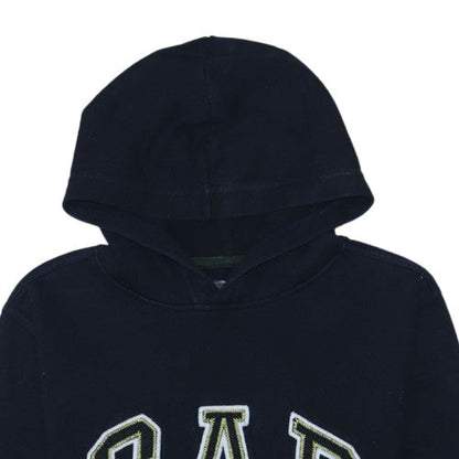 GAP Kids Boys Navy Pullover Hoodie 13-14 Years Fleece Lined Classic Logo