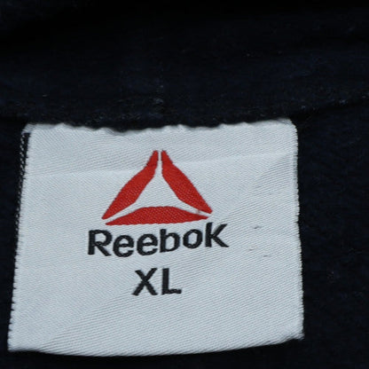 Reebok Mens Grey XL Pullover Hoodie Sweatshirt Sportswear