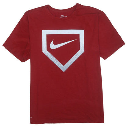 Nike Men's Red Dri-Fit Graphic Logo 2XL Short Sleeve T-Shirt