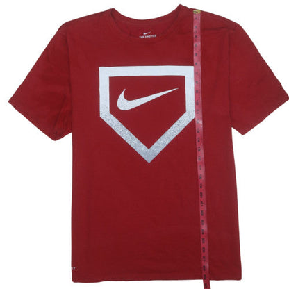 Nike Men's Red Dri-Fit Graphic Logo 2XL Short Sleeve T-Shirt
