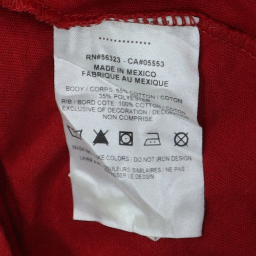 Nike Men's Red Dri-Fit Graphic Logo 2XL Short Sleeve T-Shirt