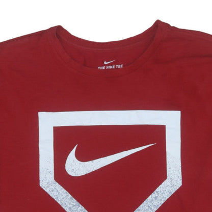 Nike Men's Red Dri-Fit Graphic Logo 2XL Short Sleeve T-Shirt