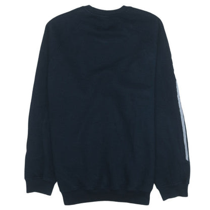 Adidas Men's Black Crew Neck Pullover Sweatshirt L Sports Fleece
