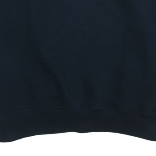 Adidas Men's Black Crew Neck Pullover Sweatshirt L Sports Fleece