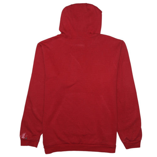 Adidas Men's Red XL Pullover Hoodie Fleece Logo Sport Style