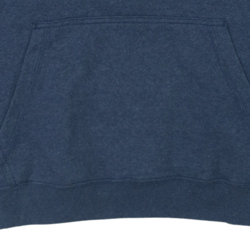 Timberland PRO Men's Blue Pullover Hoodie M Rain Repel Cotton Blend