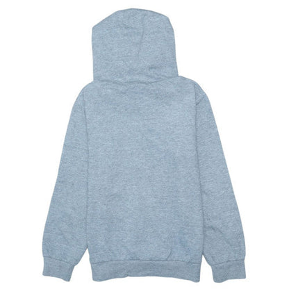 Champion Teens Grey Pullover Hoodie L Embroidered Logo Sports Fleece