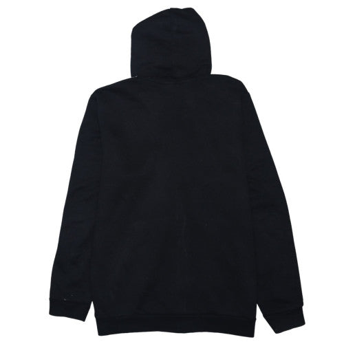 Adidas Men’s Black Full Zip Hoodie L Sports Fleece Sweatshirt