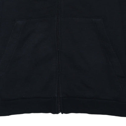 Adidas Men’s Black Full Zip Hoodie L Sports Fleece Sweatshirt