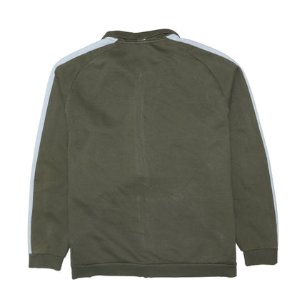 Puma Men's Green XL Full Zip Fleece Sweatshirt Jacket