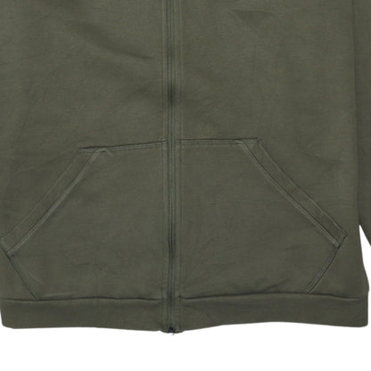 Puma Men's Green XL Full Zip Fleece Sweatshirt Jacket
