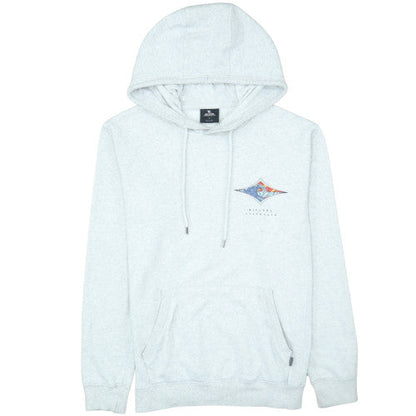 Rip Curl Men's Grey Small Pullover Surf Hoodie with Logo Print