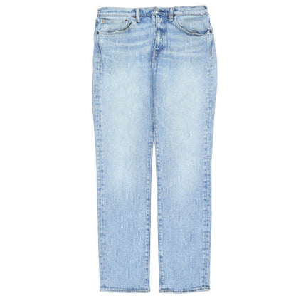 Levi's Men Blue 32W 32L Straight Fit Light Wash Jeans