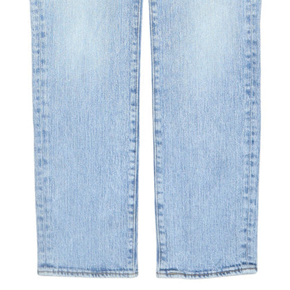 Levi's Men Blue 32W 32L Straight Fit Light Wash Jeans