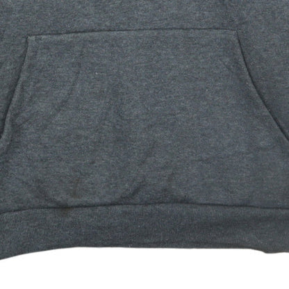 Lonsdale Men's Grey Pullover Hoodie L Logo Sports Fleece Sweatshirt