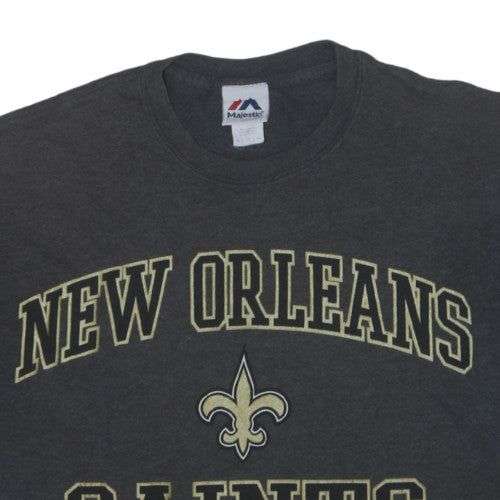 Majestic Men's Black New Orleans Saints XL Sports T-Shirt