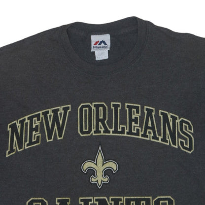 Majestic Men's Black New Orleans Saints XL Sports T-Shirt