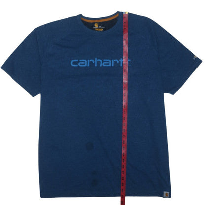 Carhartt Men's Blue Relaxed Fit 3XL Graphic Logo T-Shirt