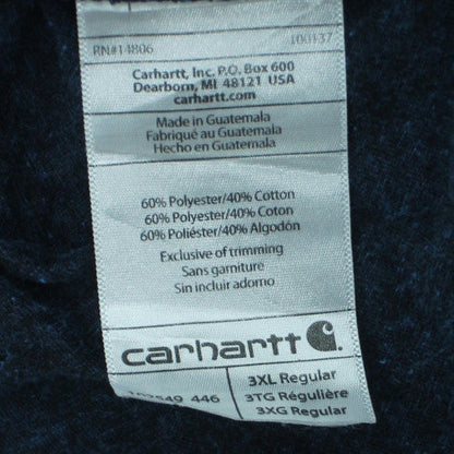 Carhartt Men's Blue Relaxed Fit 3XL Graphic Logo T-Shirt
